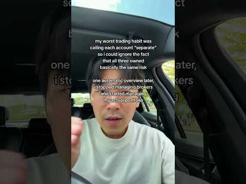 my worst trading habit was